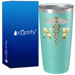 Nurse Practitioner Caduceus 20oz Nurse Tumbler