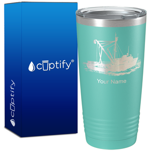 Fishing Boat on Fishing 20oz Tumbler