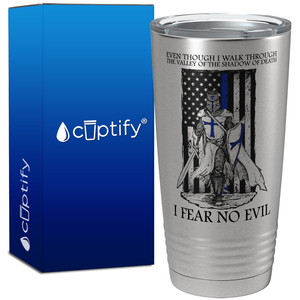 Thin Blue Line Police Knight 20oz Stainless Tumbler