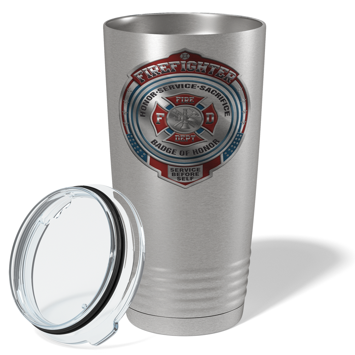 Firefighter Badge of Honor 20oz Stainless Firefighter Tumbler