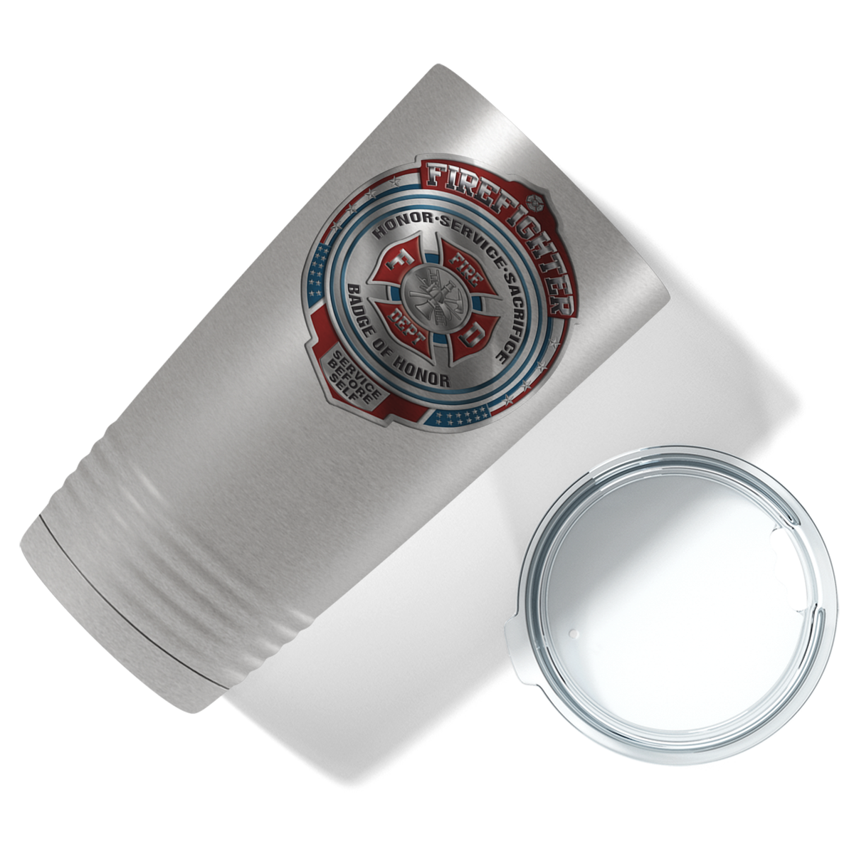 Firefighter Badge of Honor 20oz Stainless Firefighter Tumbler