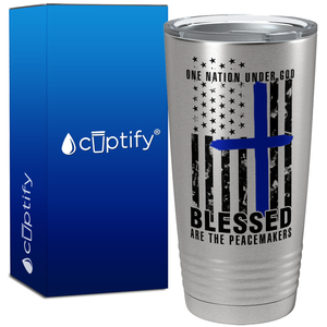 Blessed on the Peacemakers Police 20oz Stainless Tumbler