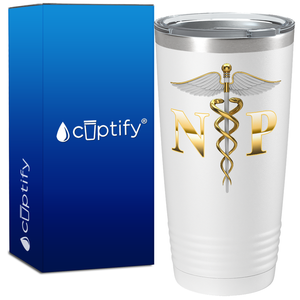 Nurse Practitioner Caduceus 20oz Nurse Tumbler