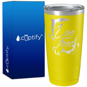 Live Free 20oz Beach Life Tumbler