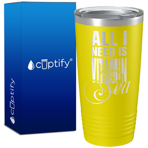 All I Need Is Vitamin Sea 20oz Beach Life Tumbler