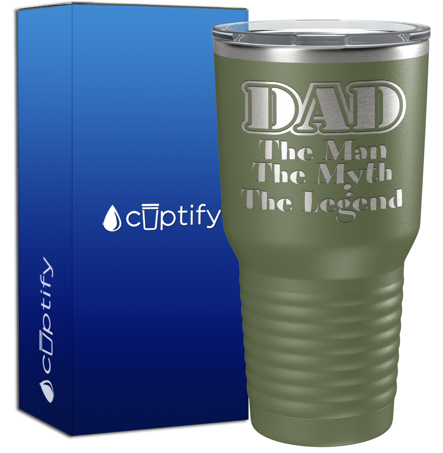 DAD Man Myth Legend 30oz Dad Tumbler