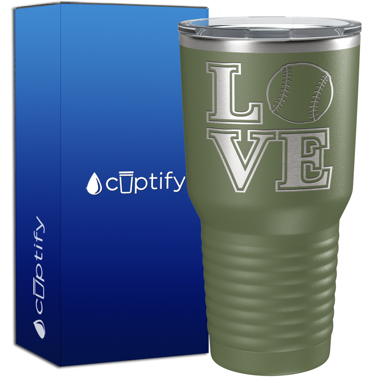 Baseball Love 30oz Baseball Tumbler