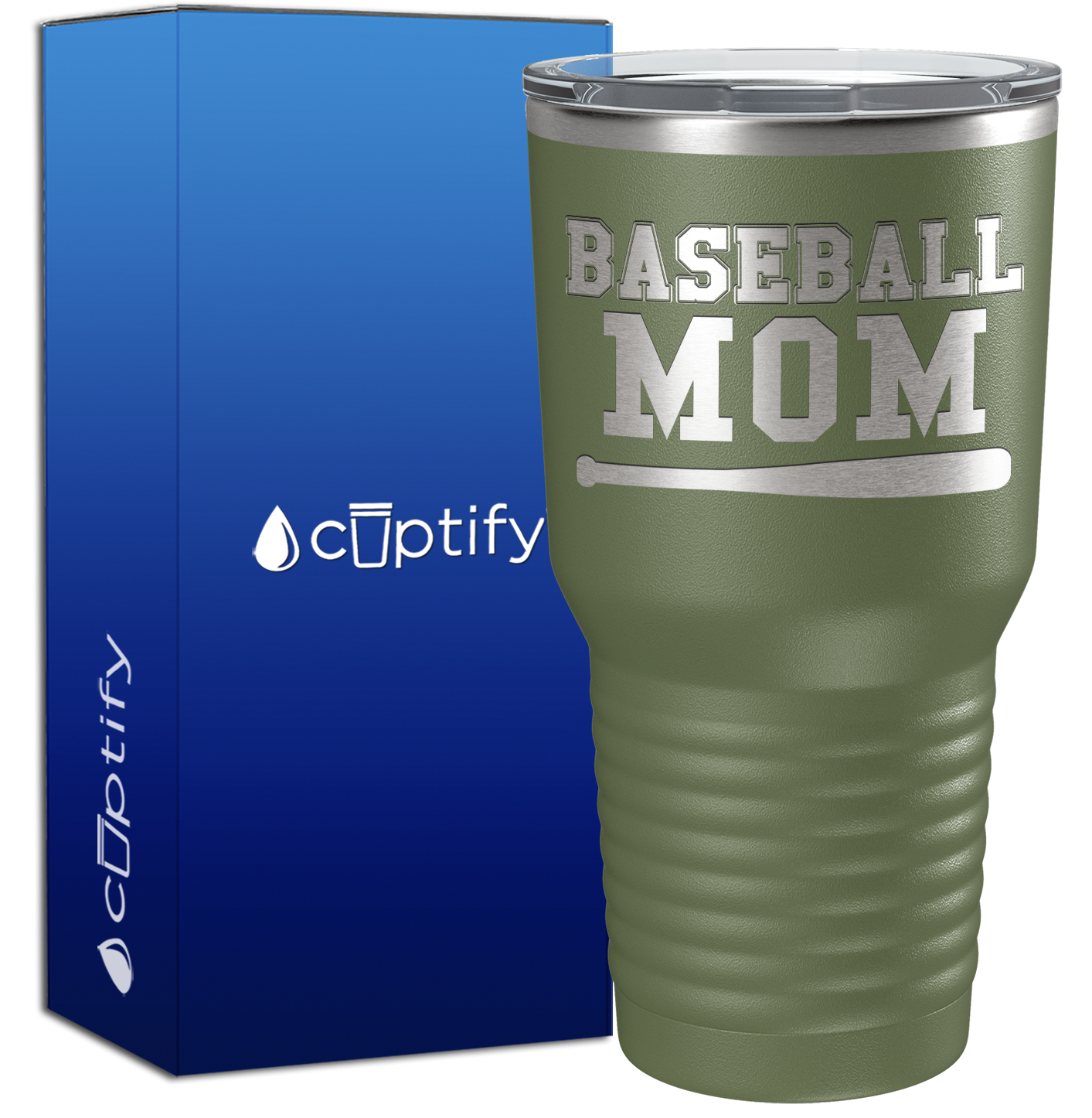 Baseball Mom 30oz Baseball Tumbler
