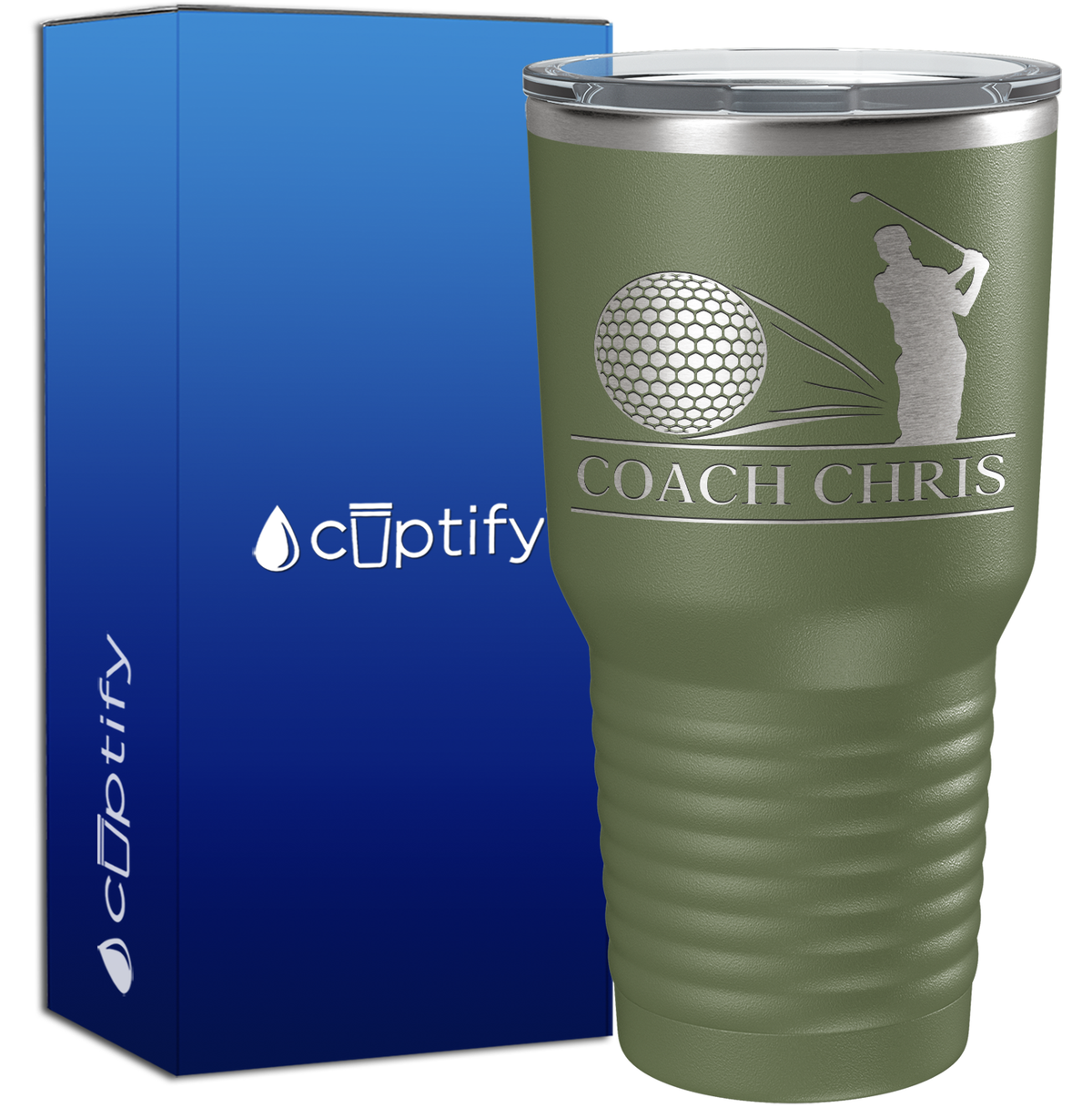 Personalized Golf Coach 30oz Coach Tumbler