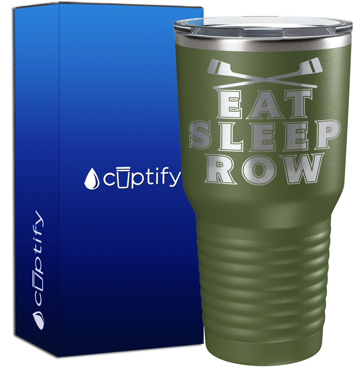 Eat Sleep Row Crew 30oz Crew Tumbler