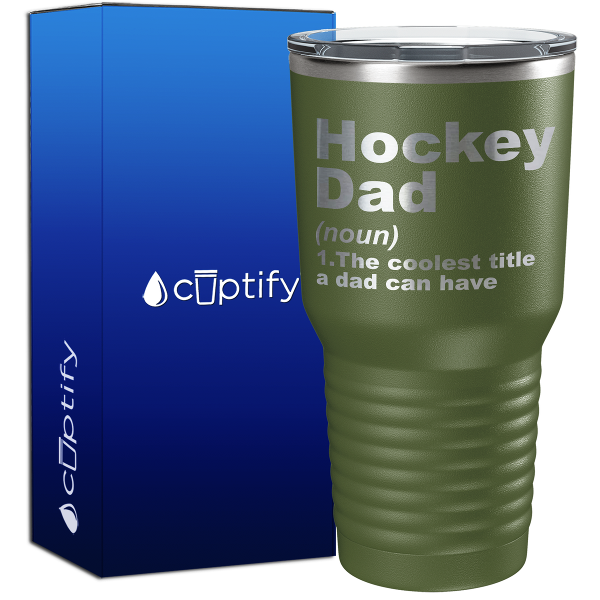 Hockey Dad Definition 30oz Hockey Tumbler