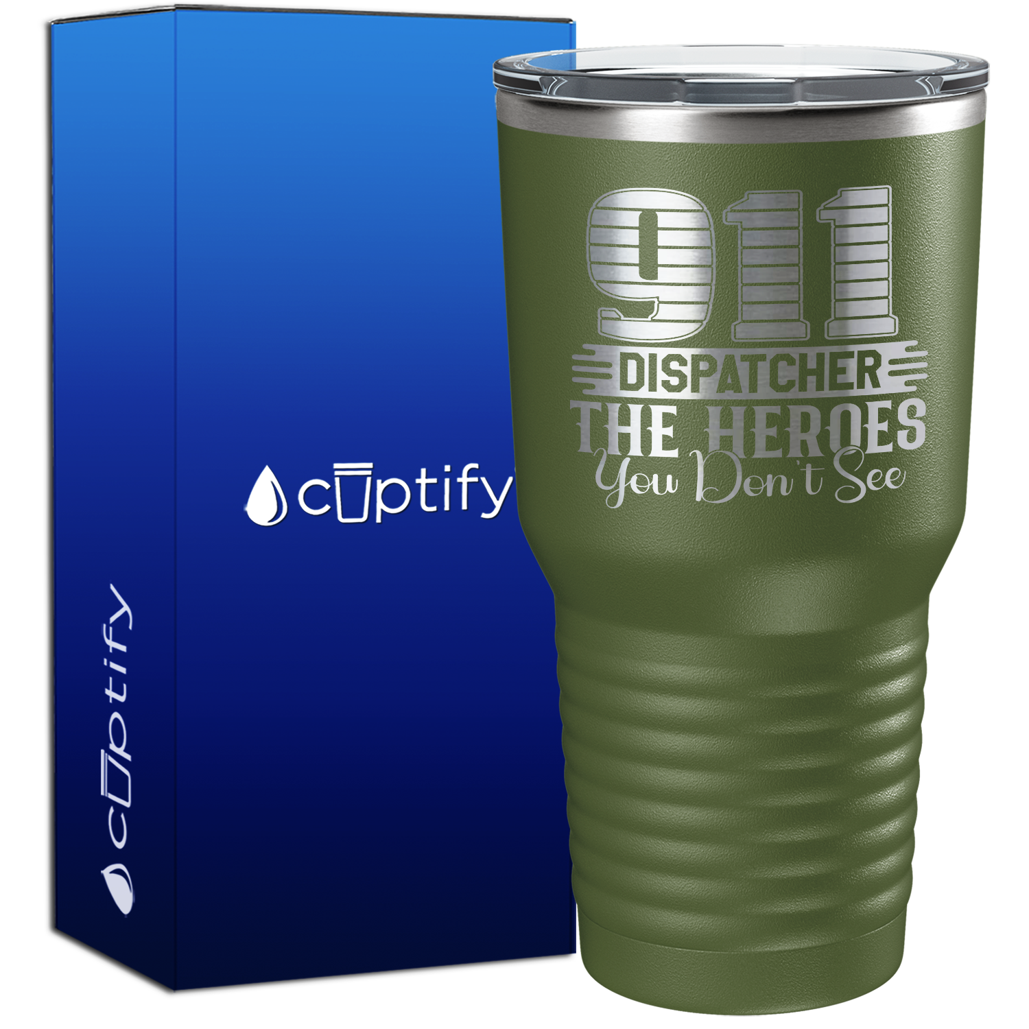 911 Dispatcher the Heroes You Don't See 30oz Dispatcher Tumbler