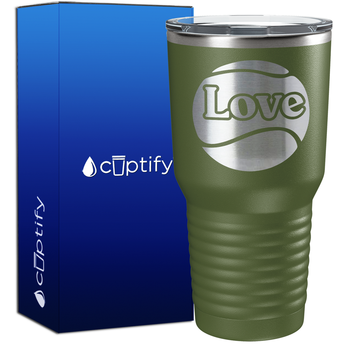 Tennis Ball Love 30oz Tennis Tumbler