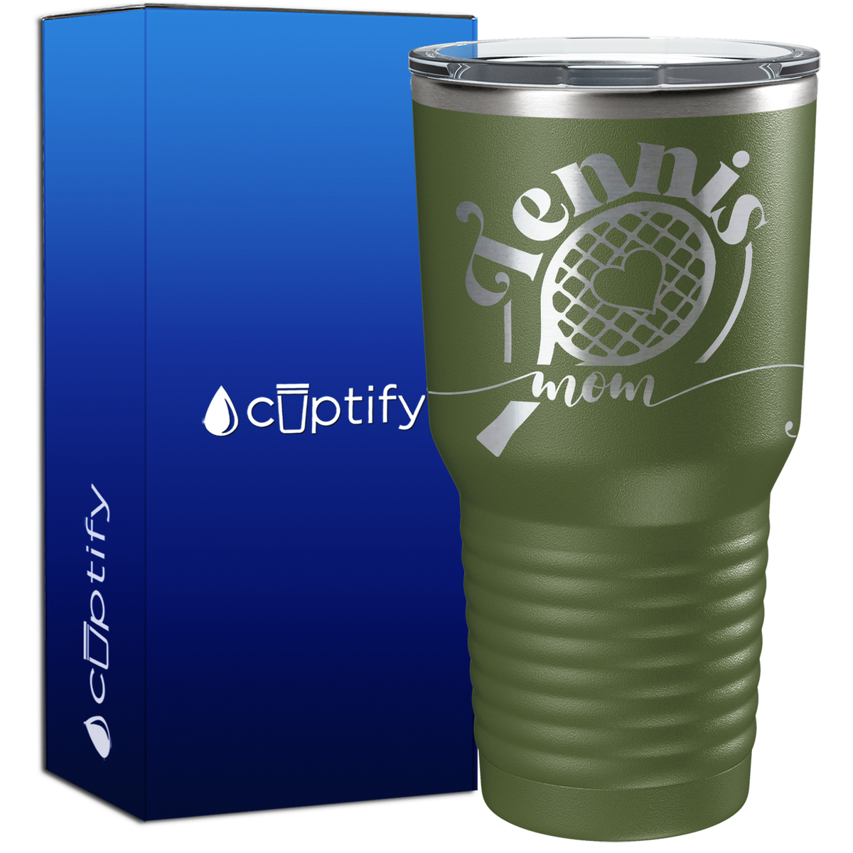 Tennis Racket Mom 30oz Tennis Tumbler