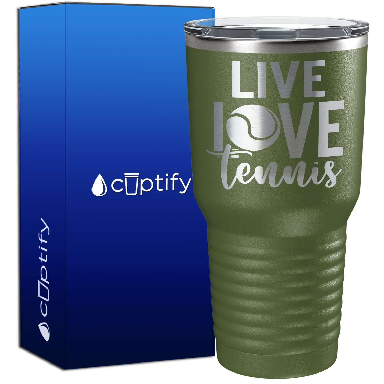 Live Love Tennis 30oz Tennis Tumbler