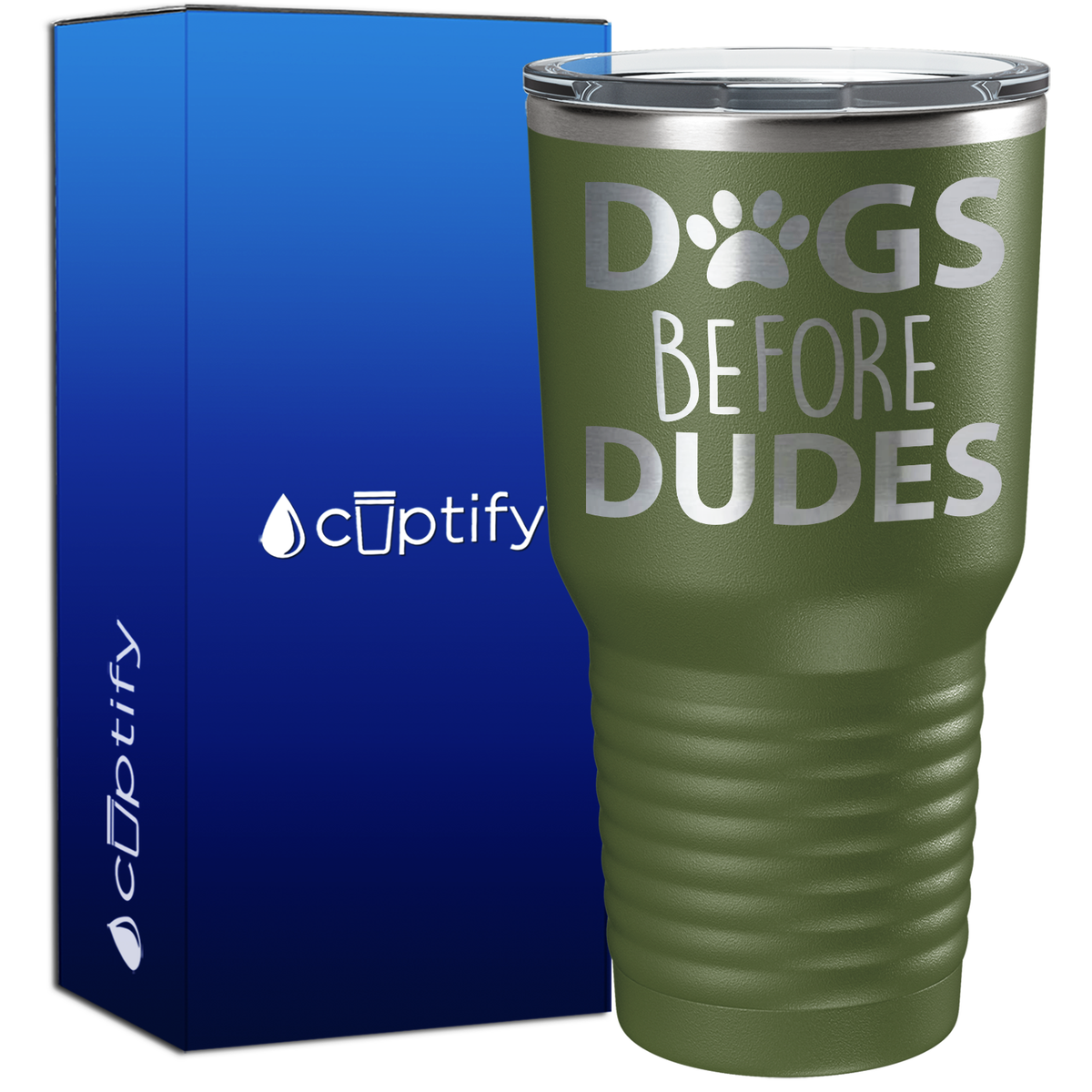 Dogs before Dudes 30oz Dogs Tumbler