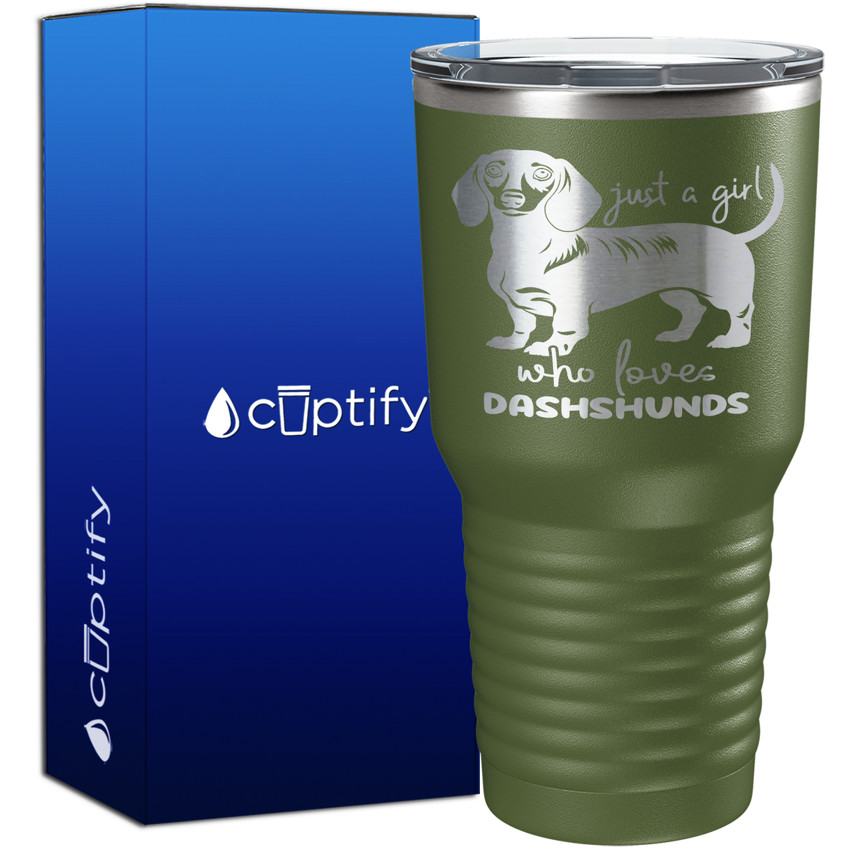 Just a Girl Who Loves Dashshunds 30oz Dogs Tumbler