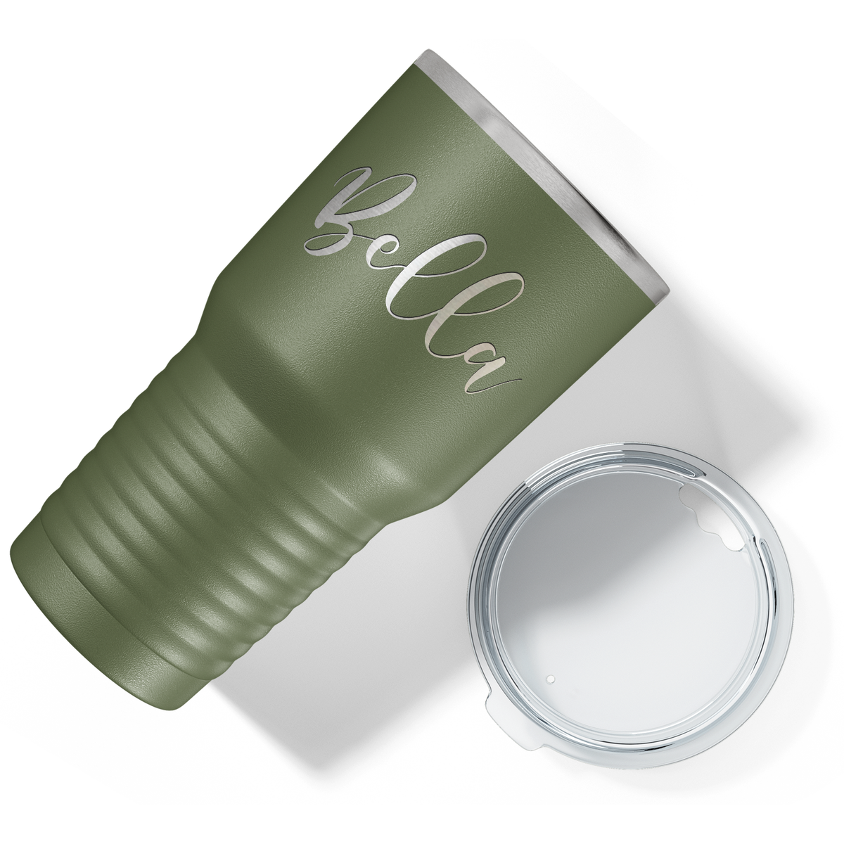 Personalized Army Green 30oz Engraved Tumbler