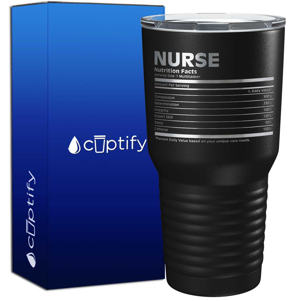 Nurse Nutrition Facts 30oz Nurse Tumbler