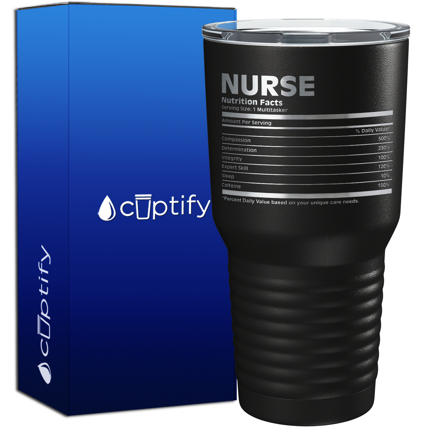 Nurse Nutrition Facts 30oz Nurse Tumbler