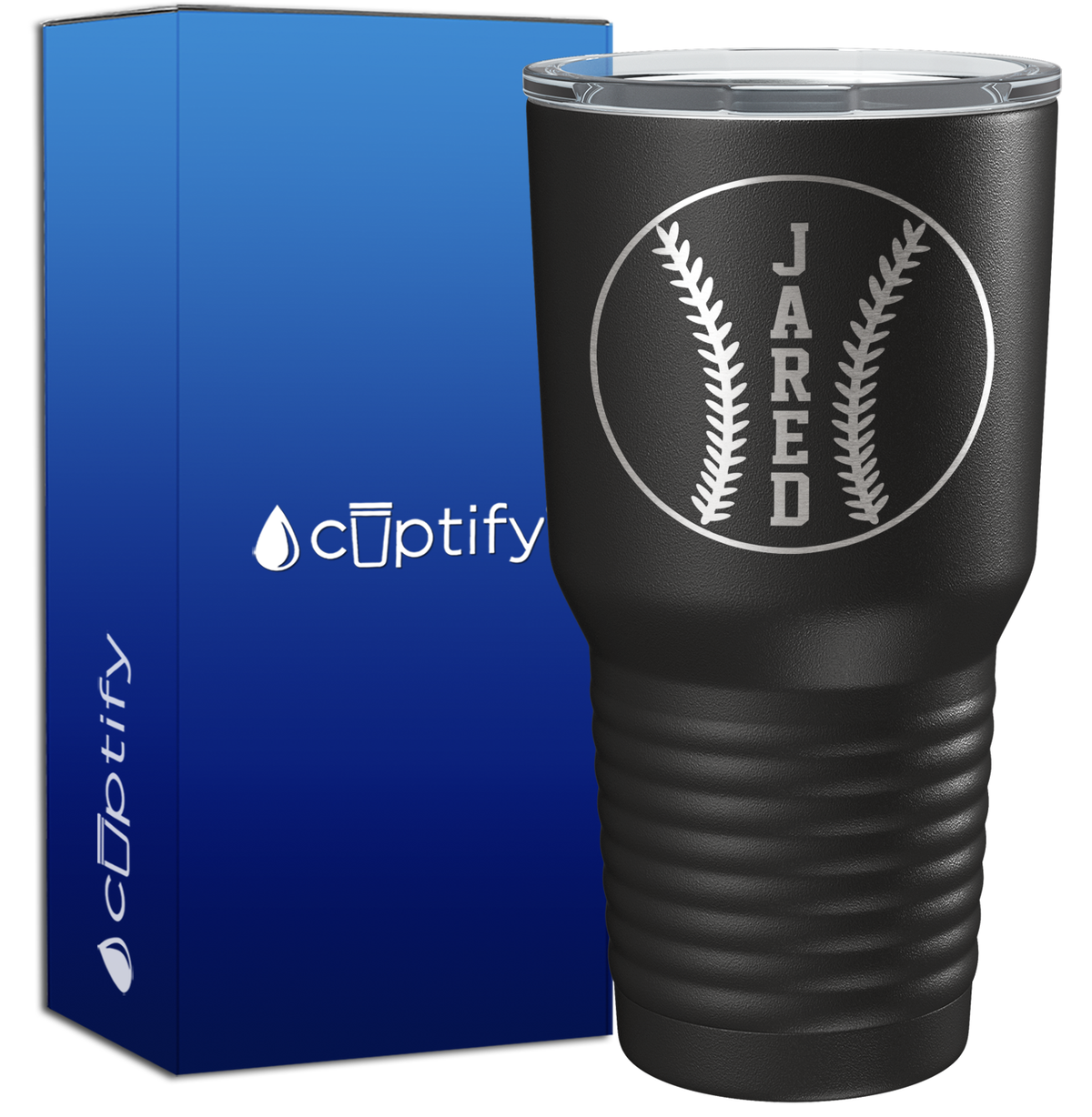 Personalized Baseball 30oz Baseball Tumbler