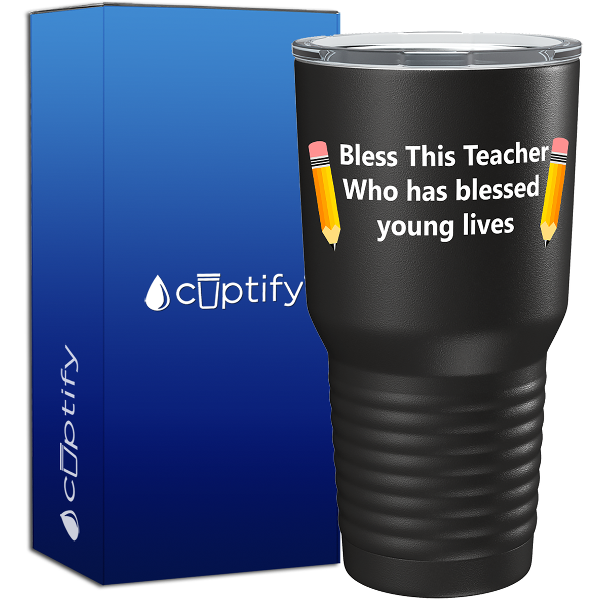 God Bless This Teacher 30oz Teacher Tumbler