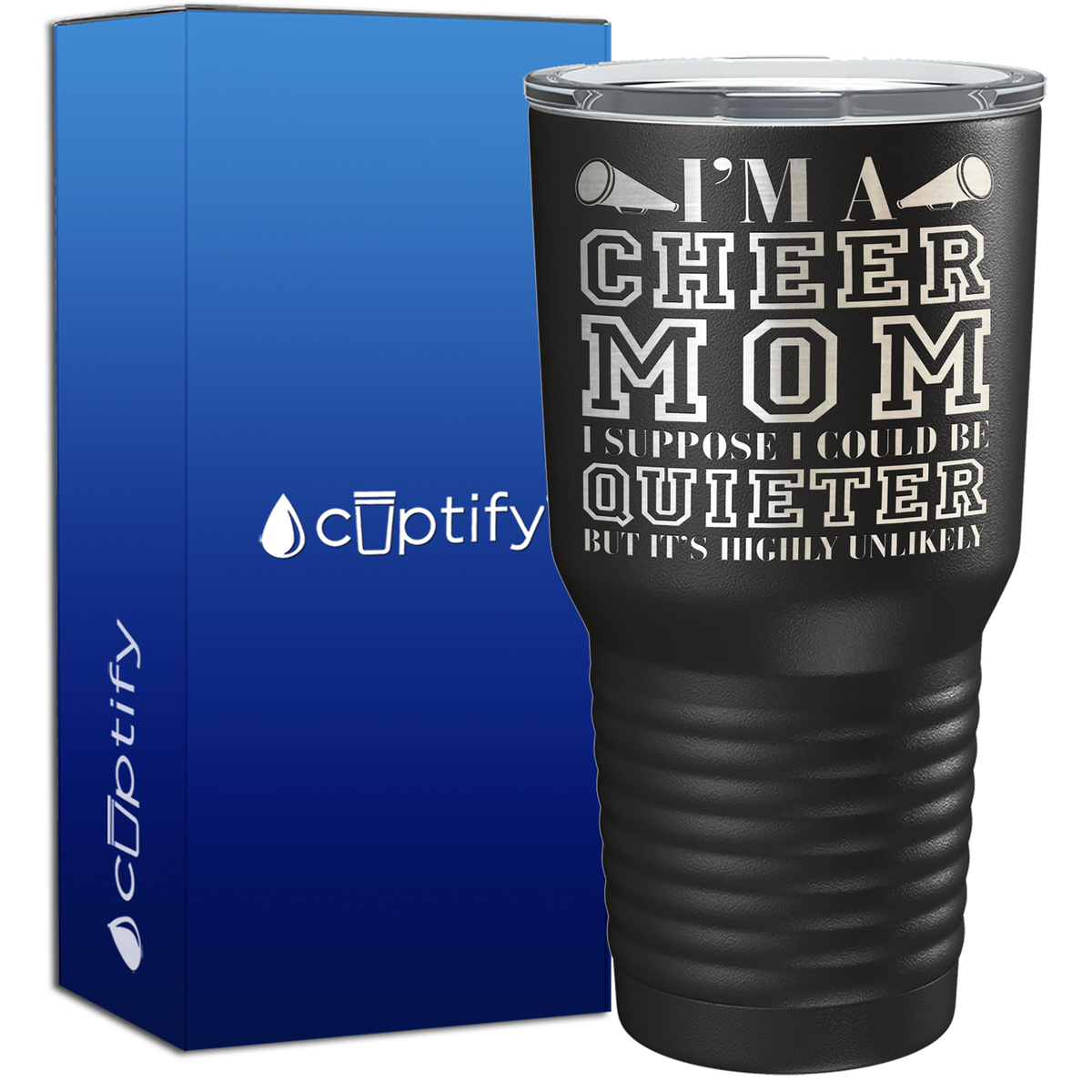 I'm a Cheer Mom 30oz Cheer Tumbler