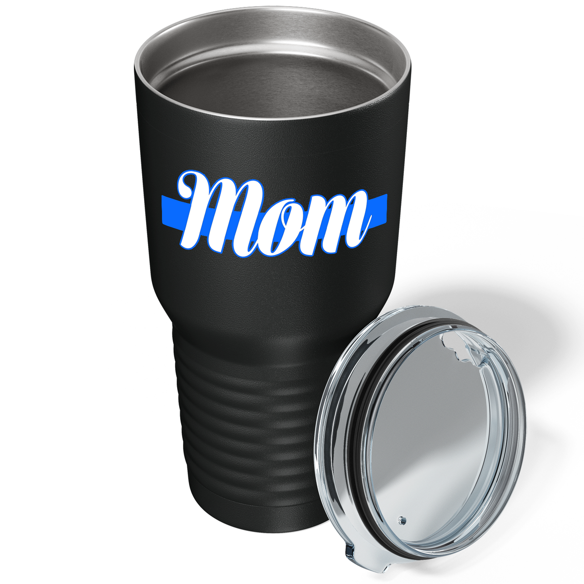Police Mom on Black 30oz Police Tumbler