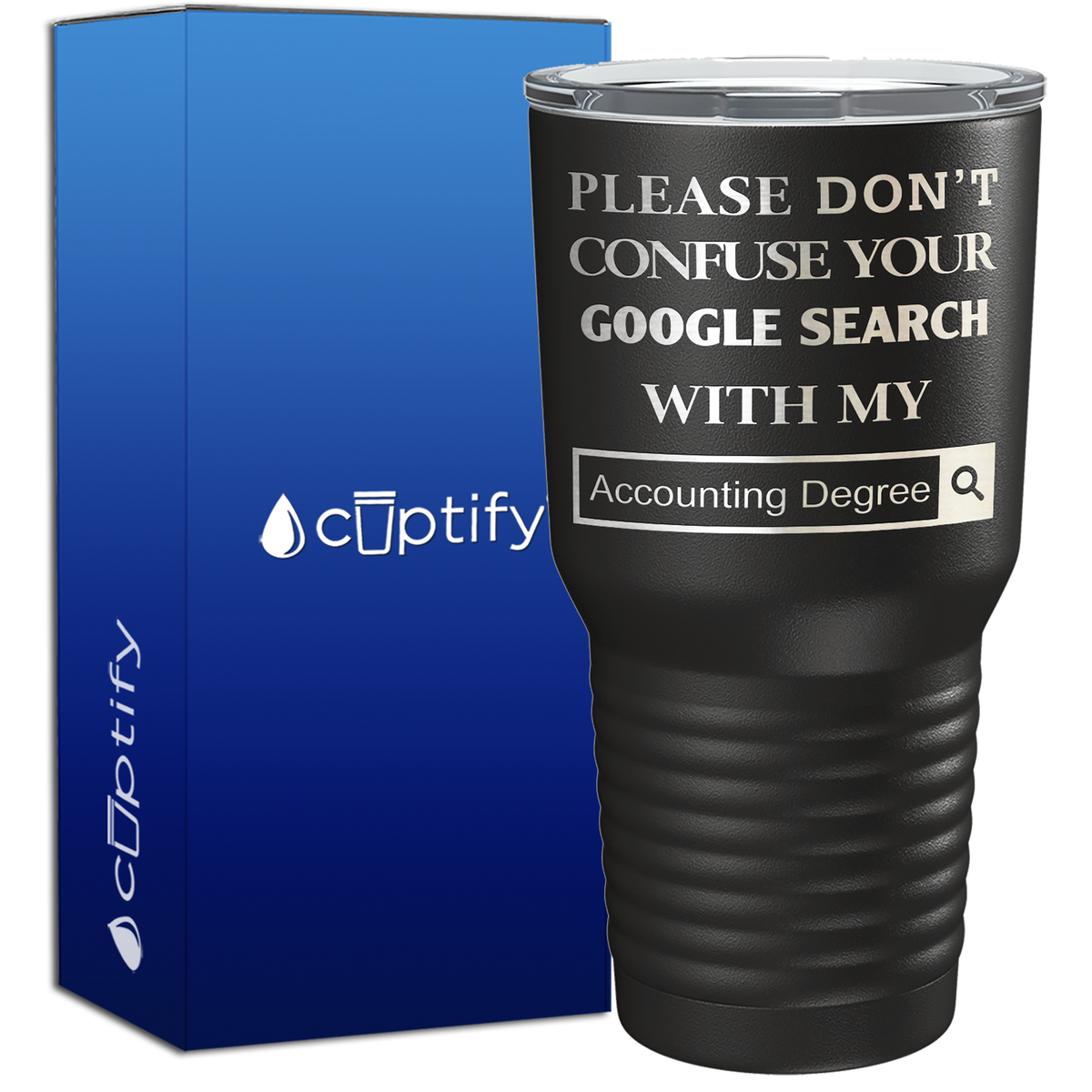 Google Search Accounting Degree 30oz Tumbler