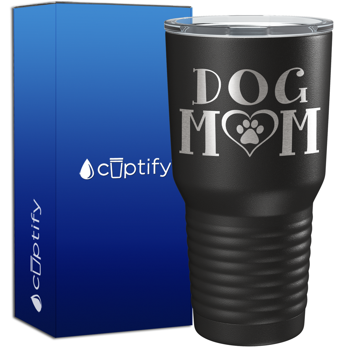 Dog Mom Heart 30oz Mom Tumbler
