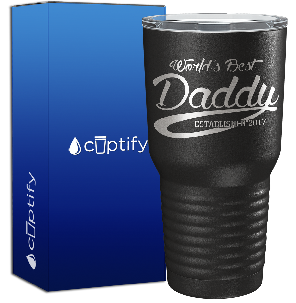 World's Best Daddy Established 30oz Dad Tumbler