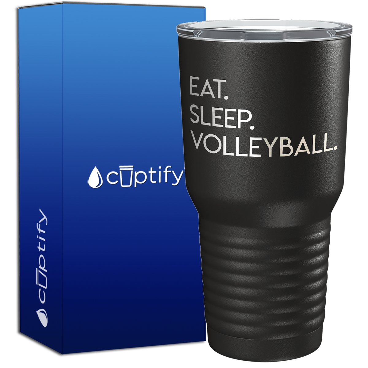 Eat Sleep Volleyball 30oz Stainless Steel Tumbler