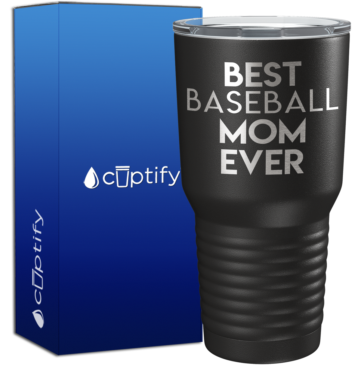 Best Baseball Mom Ever 30oz Baseball Tumbler