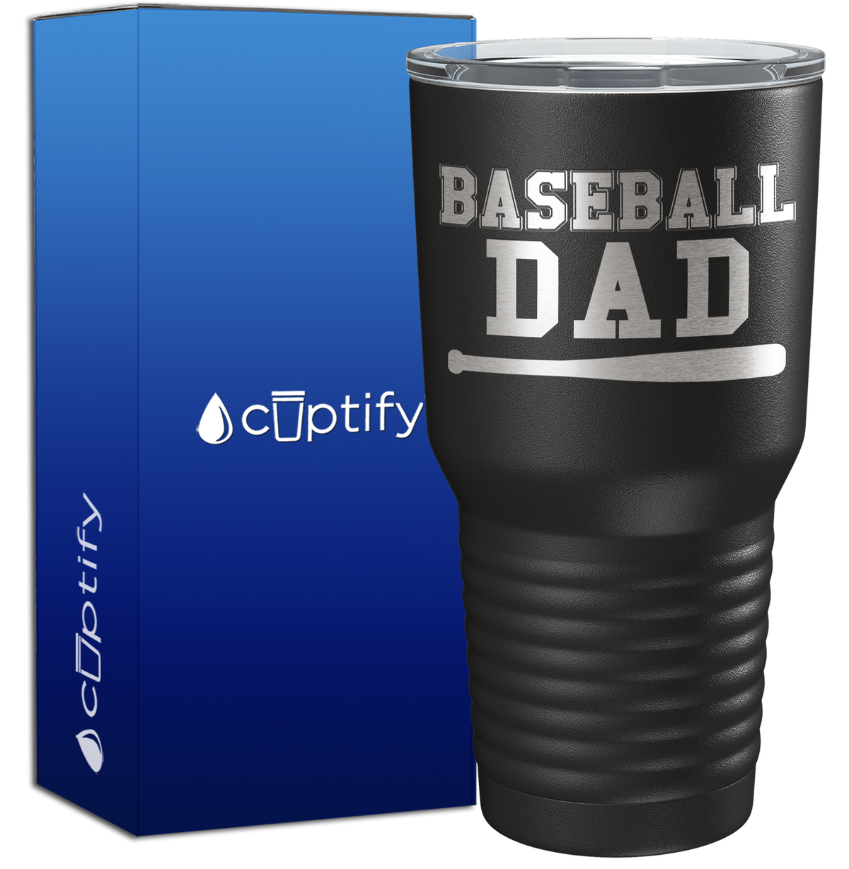 Baseball Dad 30oz Baseball Tumbler
