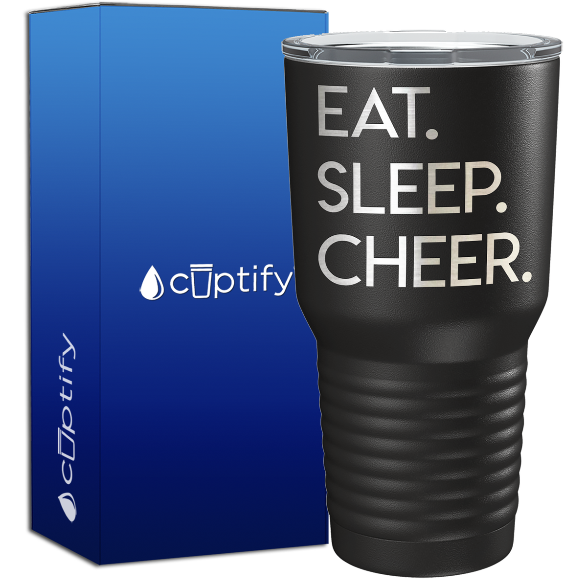 Eat Sleep Cheer 30oz Cheer Tumbler