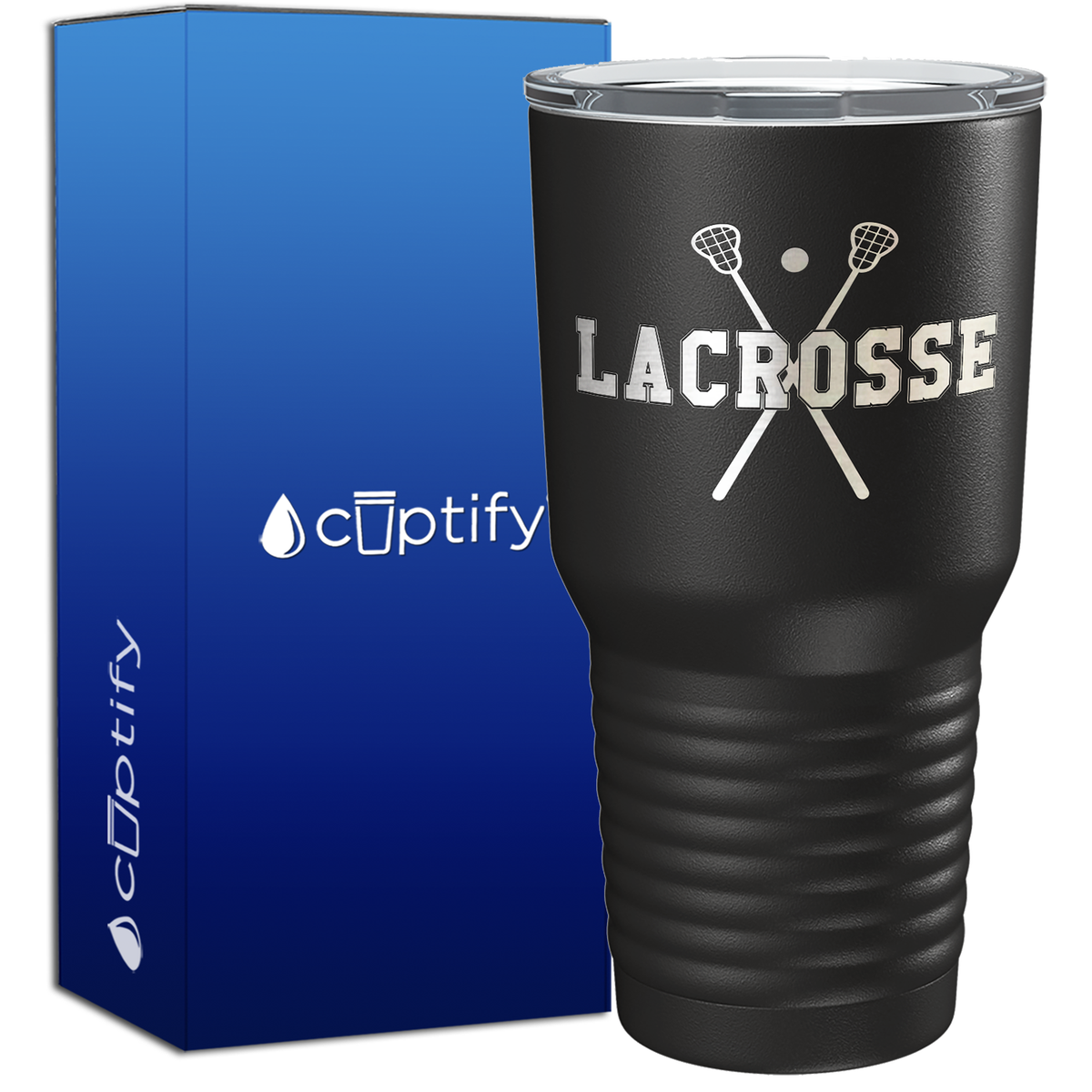 Lacrosse Sticks 30oz Lacrosse Tumbler