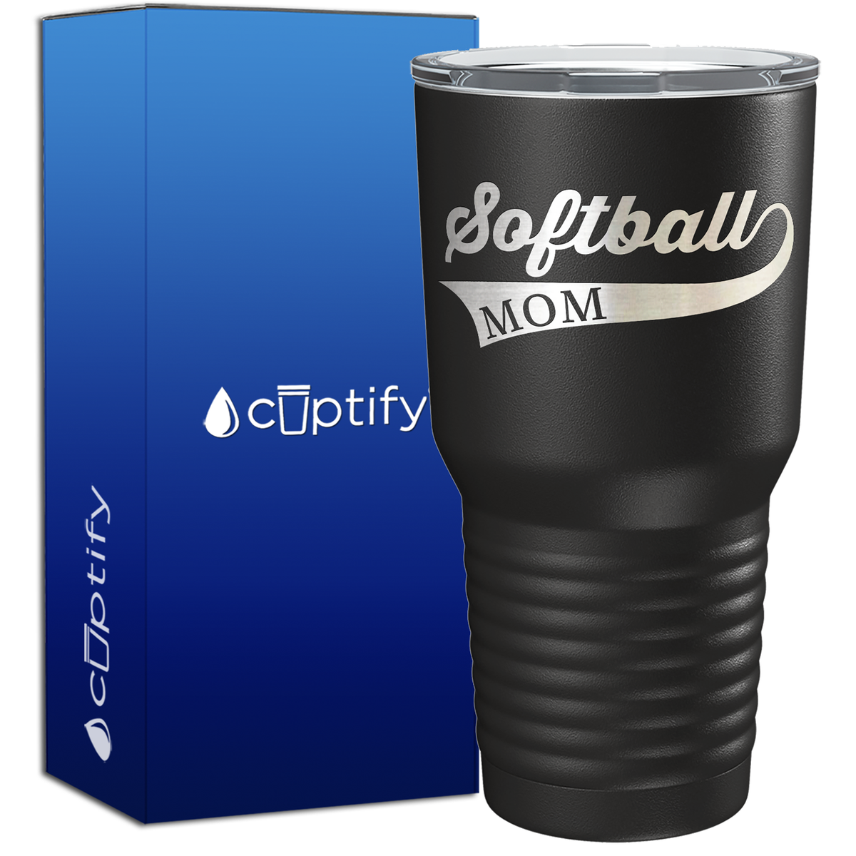 Softball Mom Swish 30oz Softball Tumbler