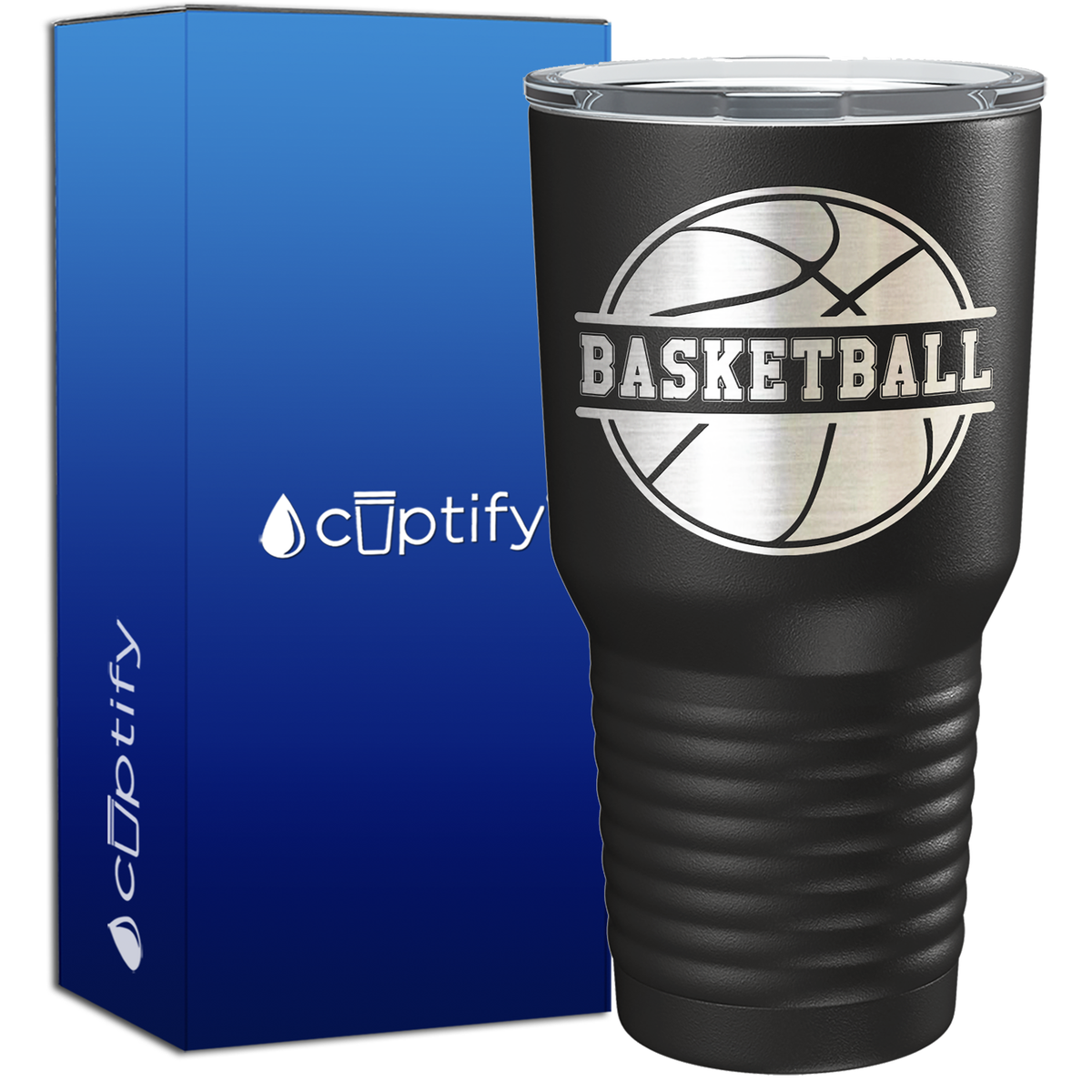 Basketball Ball on 30oz Tumbler