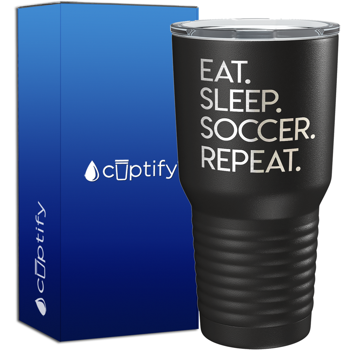 Eat Sleep Soccer Repeat 30oz Soccer Tumbler