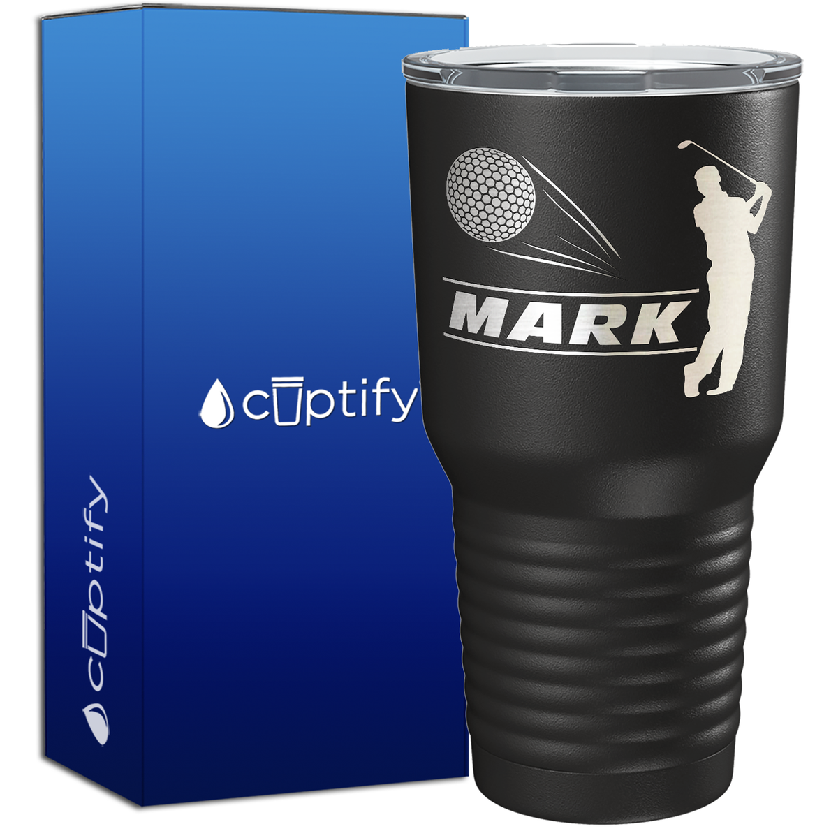 Personalized Golfer 30oz Golf Tumbler