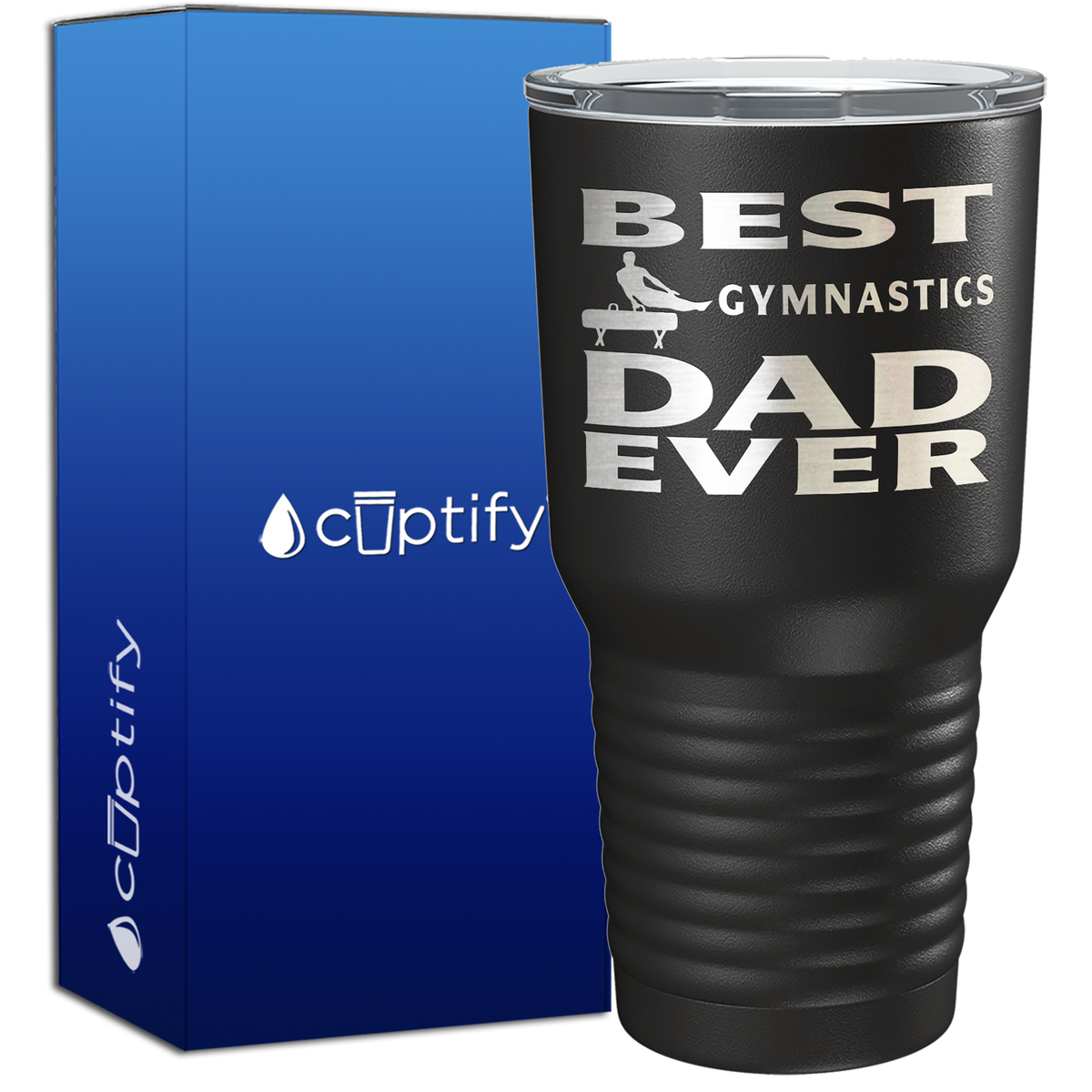 Best Gymnstics Dad Ever 30oz Gymnastics Tumbler