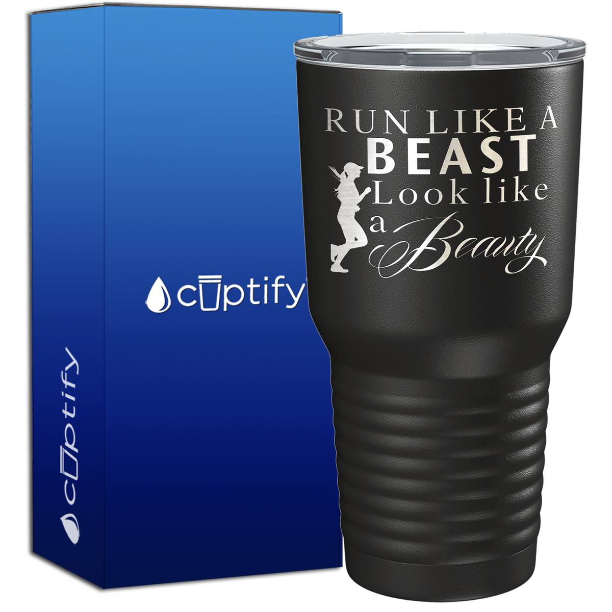 Runs Like a Beast Looks Like a Beauty 30oz Cross Country Tumbler