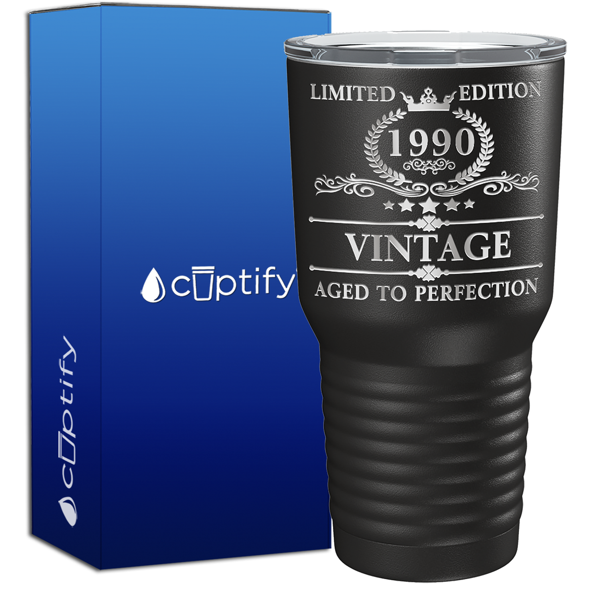 1990 Limited Edition Aged to Perfection 35th Birthday 35 Years Old 30oz Vintage Tumbler