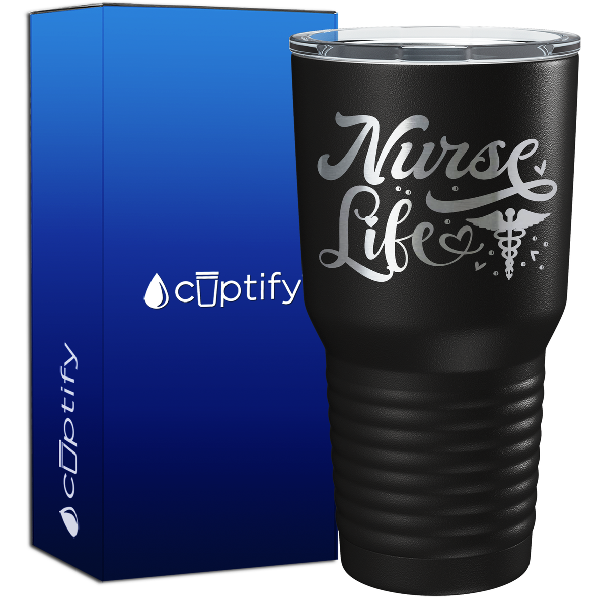 Nurse Life Caduceus 30oz Nurse Tumbler