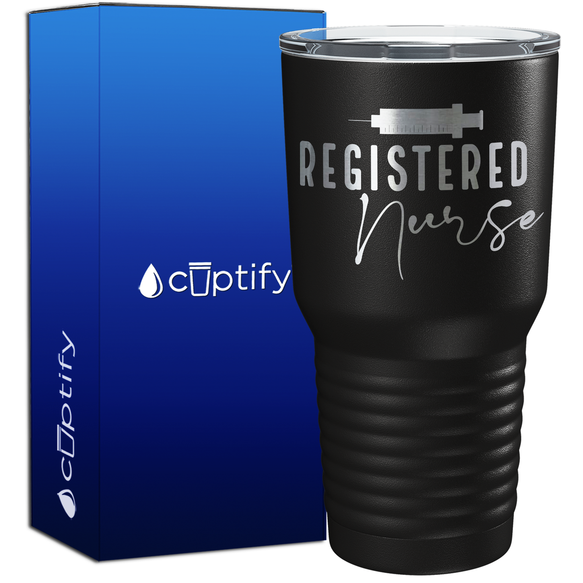 Registered Nurse Syringe 30oz Nurse Tumbler