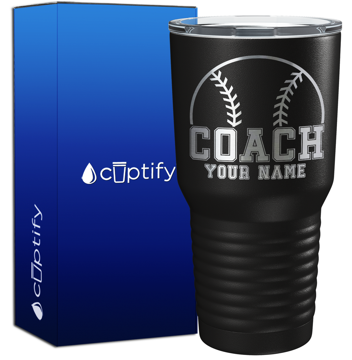 Personalized Baseball Coach 30oz Coach Tumbler