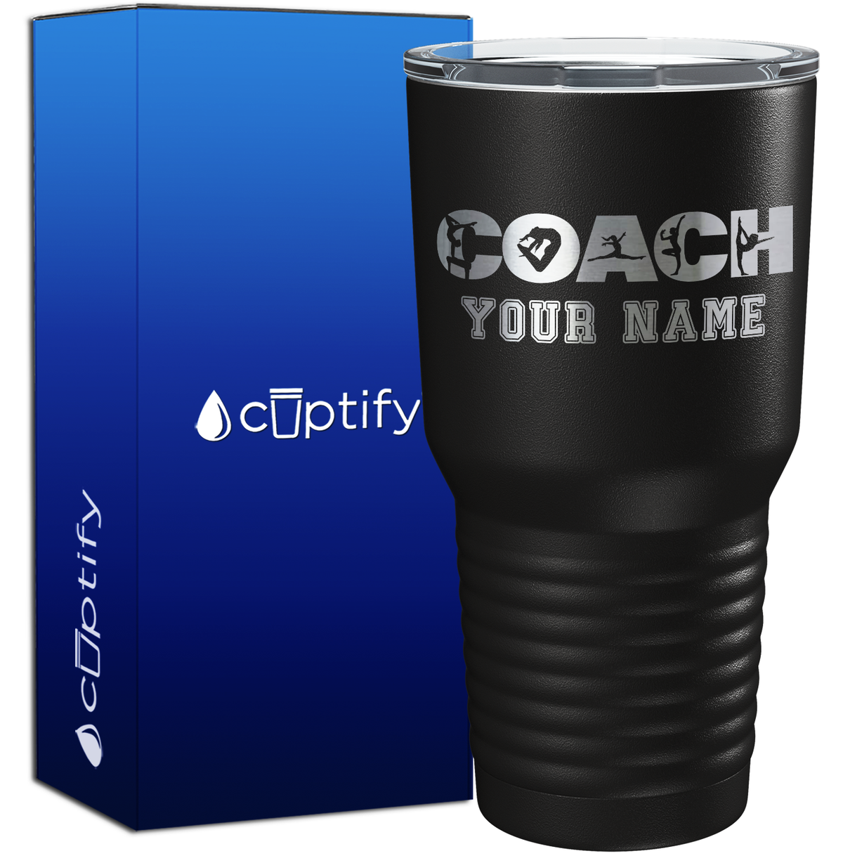 Personalized Coach Gymnastics 30oz Coach Tumbler
