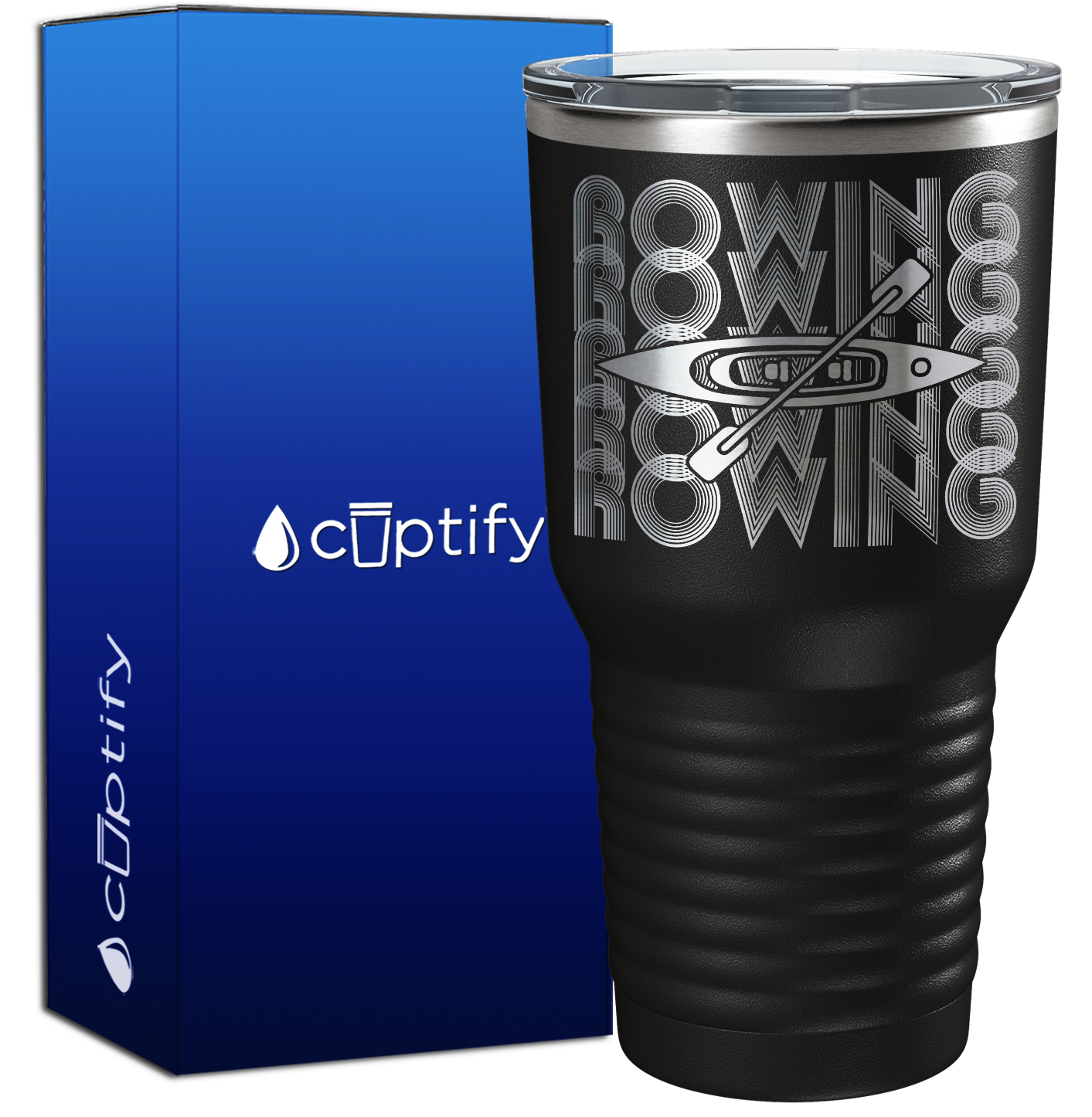 Rowing Rowing Rowing 30oz Crew Tumbler