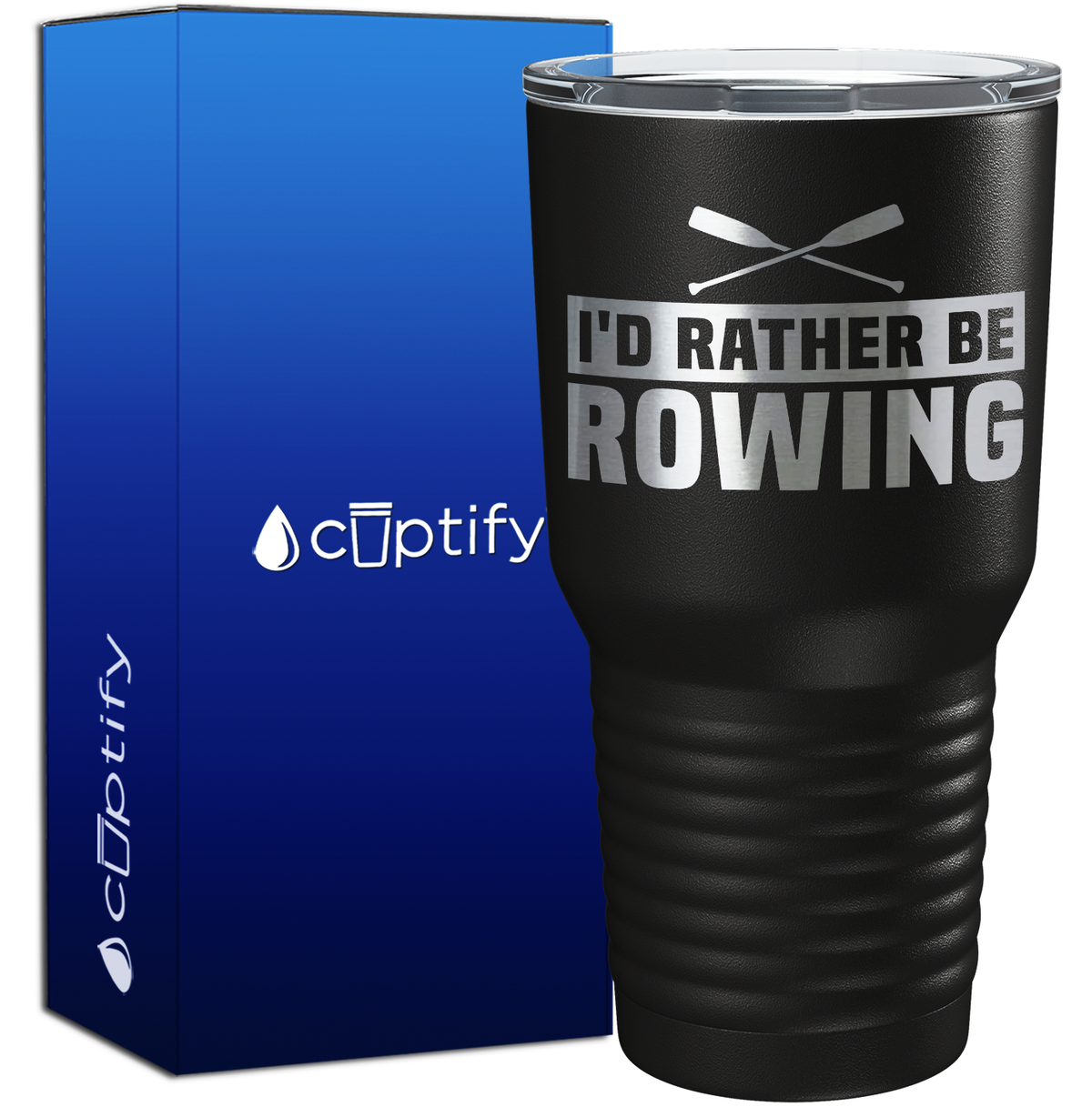 I'd Rather be Rowing 30oz Crew Tumbler