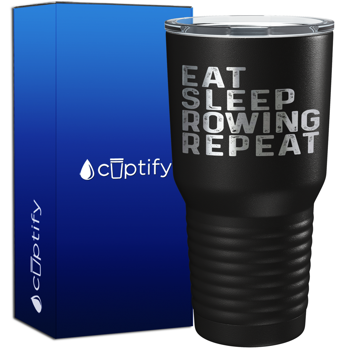 Eat Sleep Rowing Repeat 30oz Crew Tumbler